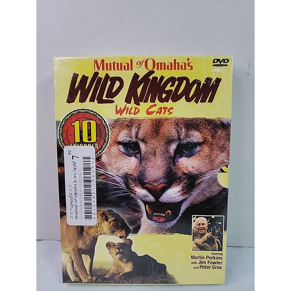 Mutual of Omaha's Wild Kingdom Wild Cats BrentWood (DVD, 2005, 3-Disc Set)